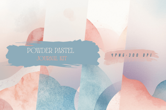 Download Powder Pastel Journal Kit, Background - Powder Collection