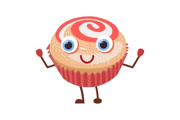 Download Cupcake with Powdered Sugar - Powder Collection