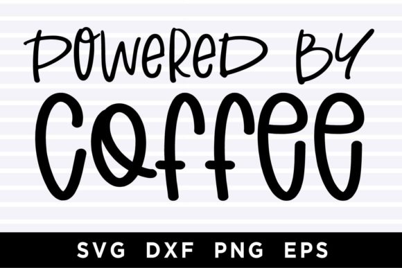 Download Powdered by Coffee SVG - Powder Collection