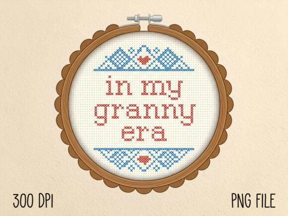 Download In My Granny Era Thrifting PNG - Granny Collection