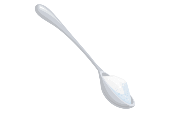 Download Cartoon Sugar Spoon Icon. Baking Powder - Powder Collection